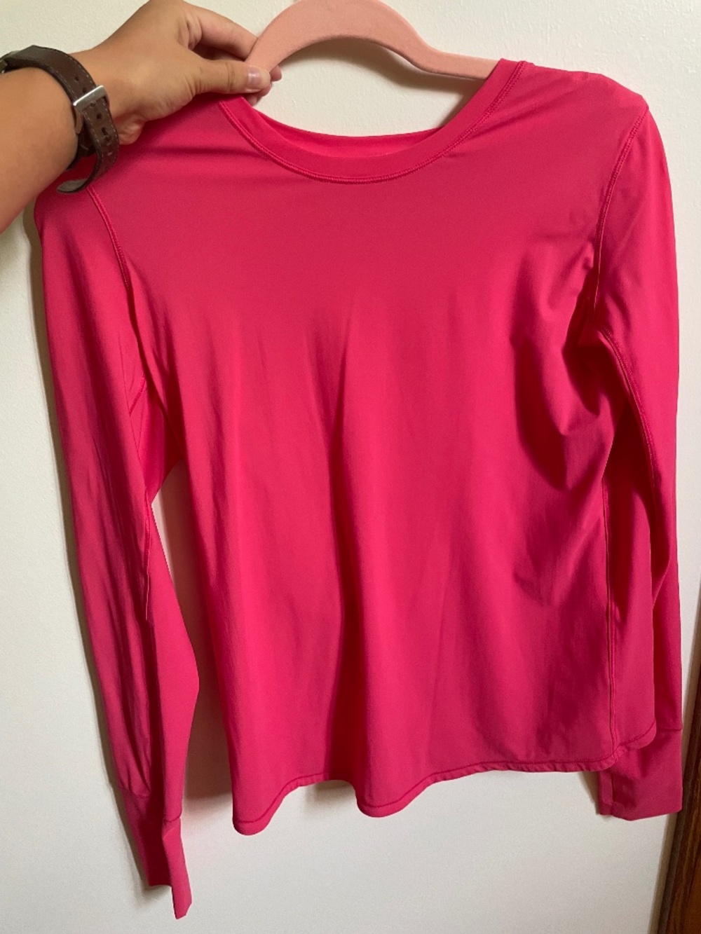 Lululemon Coral Workout Shirt Sz 8